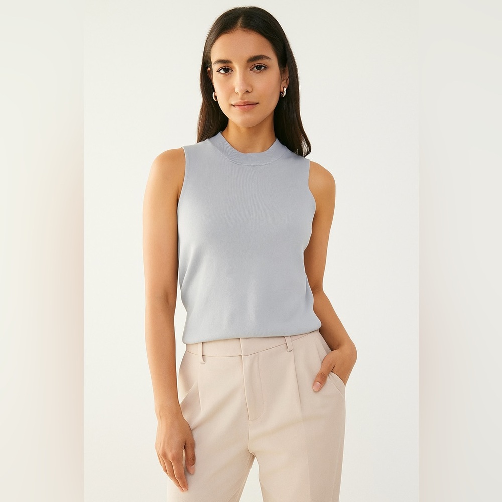 Simons Light Blue Sleeveless Top